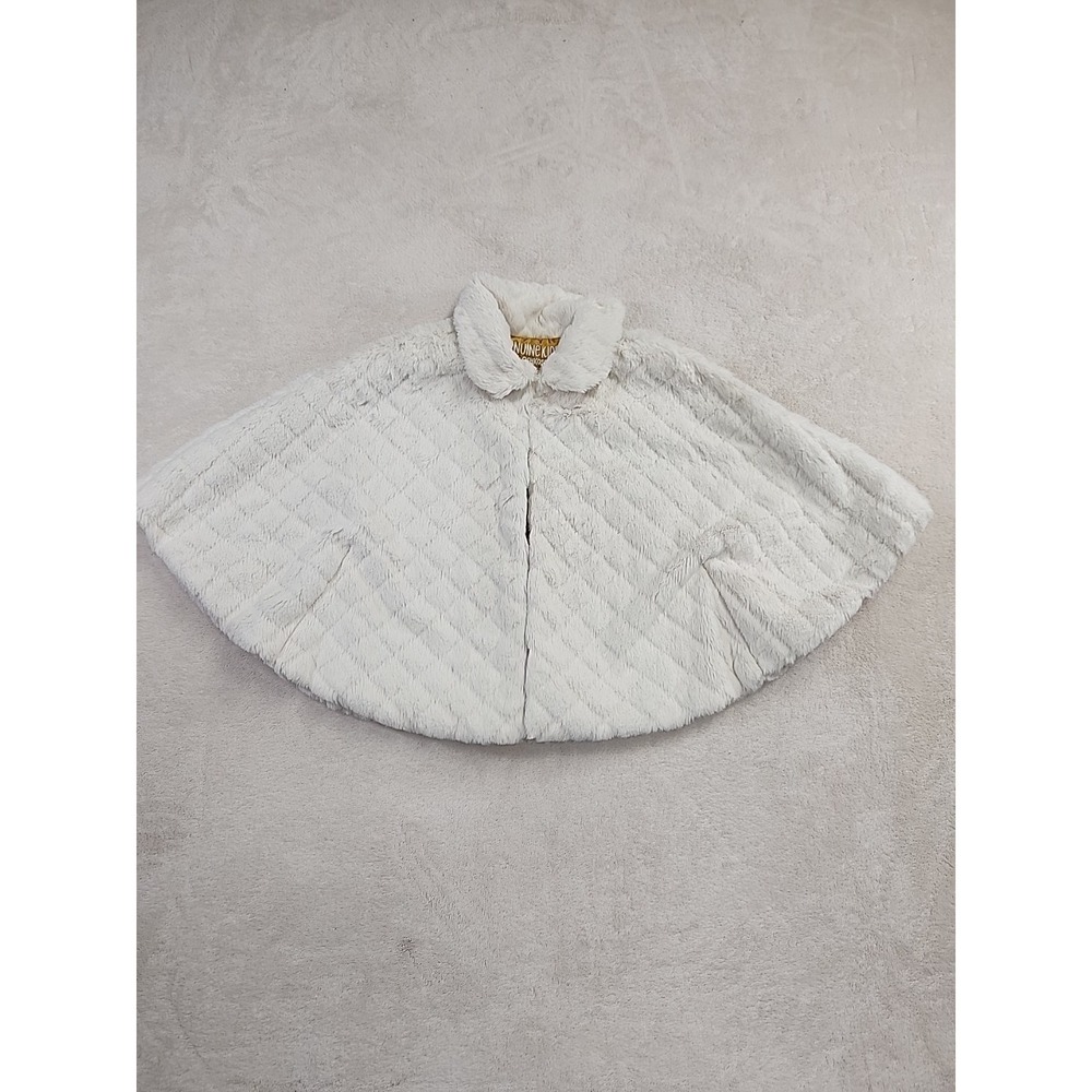 Genuine Kids‎ Oshkosh 3T Faux Fur Cape Shaw White
